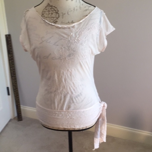 THE LIMITED PINK Sheer Top - The Ltd. - Picture 1 of 7